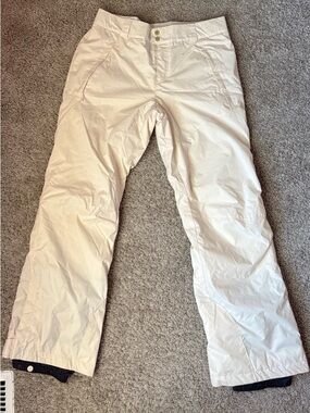 COLUMBIA Women’s White Insulated Snow Pants
